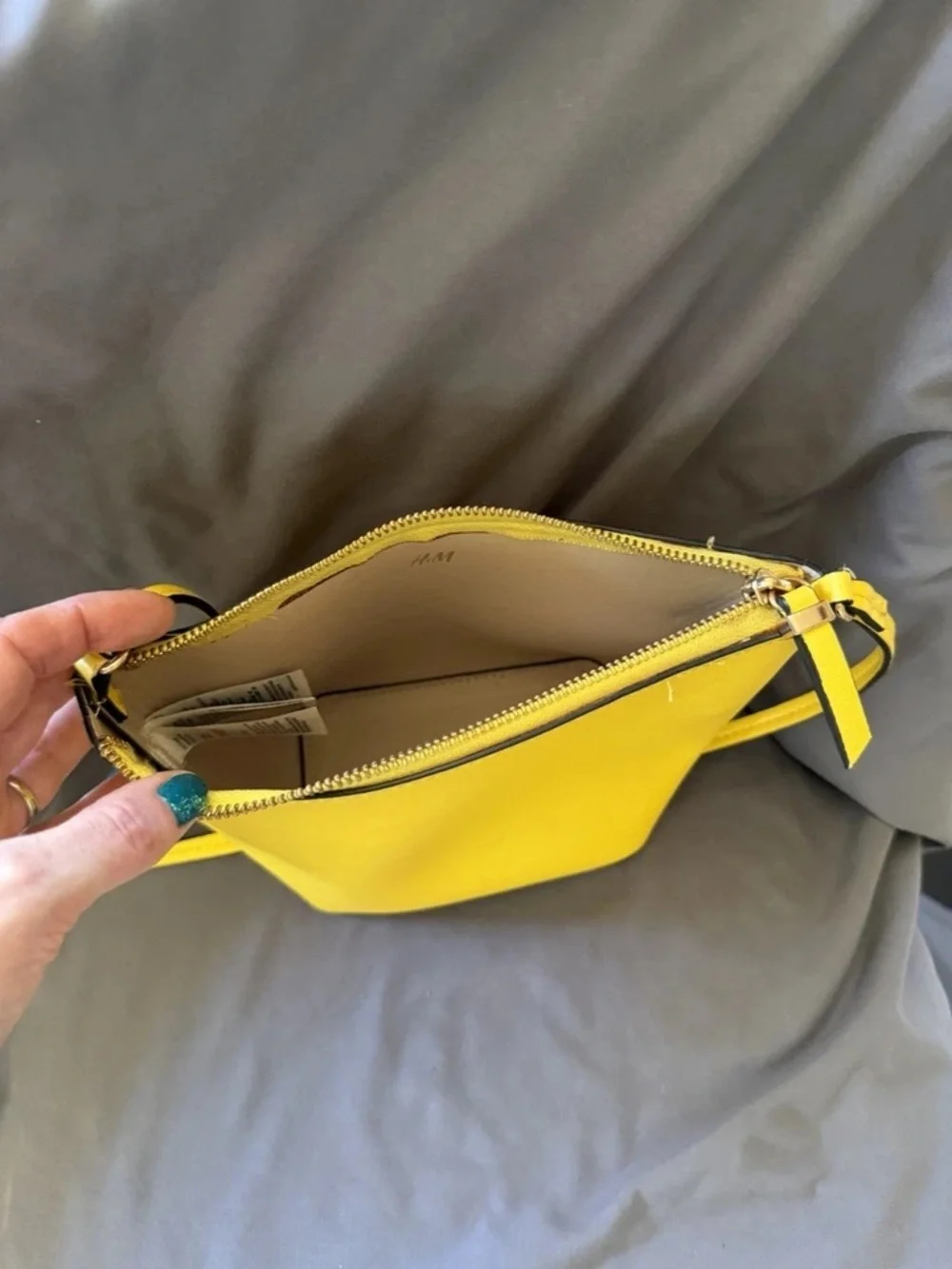 Yellow Crossbody Bag - Sleek Everyday Shoulder Bag